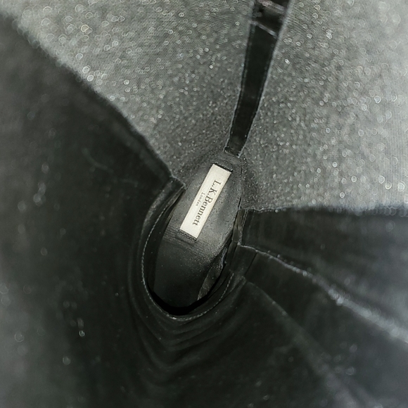 L.K. BENNETT 'Denise' Black Leather Riding Boots Size 38.5 EUR - Picture 13 of 13